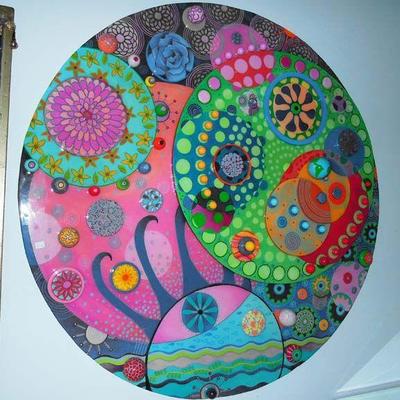 MELISSA PARKS (AMERICAN) ACRYLIC WALL DECOR