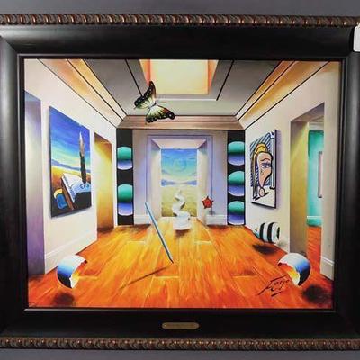 FERNANDO DE JESUS OLIVEIRA (1946-    ) BRAZILIAN (FERJO) OIL ON CANVAS