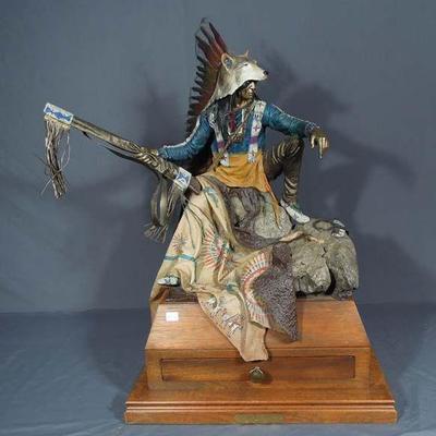 DAVE MC GARY (1958-2013) AMERICAN BRONZE "RAIN MAKER"
