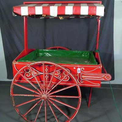 VINTAGE REPRODUCTION OF SICILIAN HORSE DRAWN CART