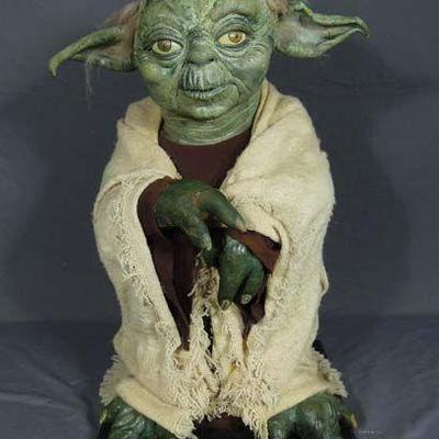 STAR WARS LIFE SIZE "YODA" STATUE BY MARIO CHIODO