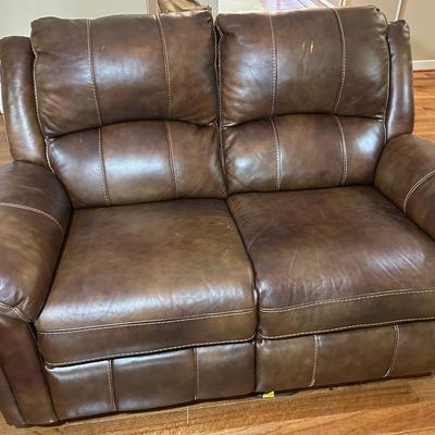 Electric Control Reclining Loveseat 