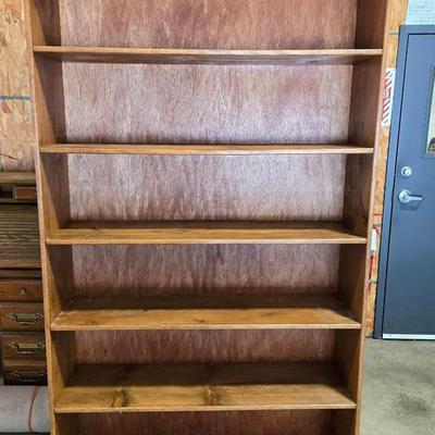 Tall Wooden Bookcase Shelf