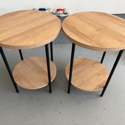 Two Round Accent Tables