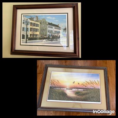 Two Signed, Framed Jim Booth Prints
