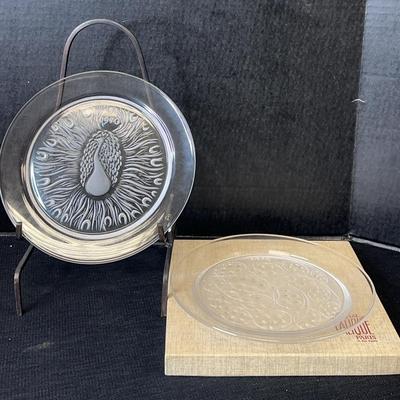 Lalique Cristal Plates 1970 And 1974