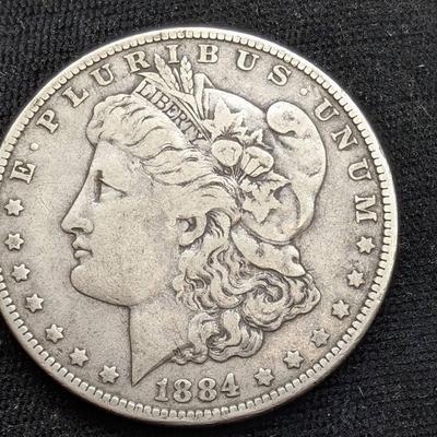 1884-O Morgan Silver Dollar 