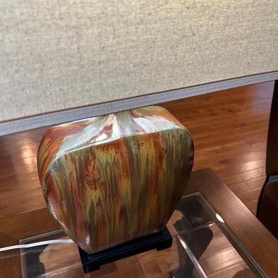 3 Matching Contemporary Lamps With Shades