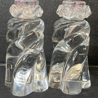 Baccarat Aladin 6” Candlesticks 