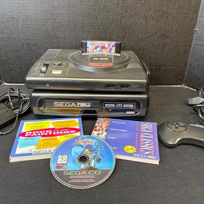 Vintage SEGA Genesis 16-Bit Game System,SEGA Compact Disc, Games