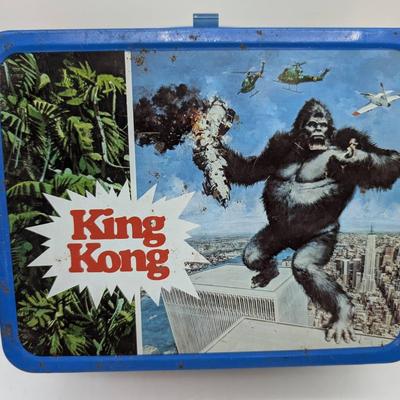 Vintage 1977 King Kong Thermos Lunch Box