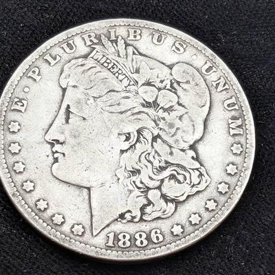 1886-O Morgan Silver Dollar 