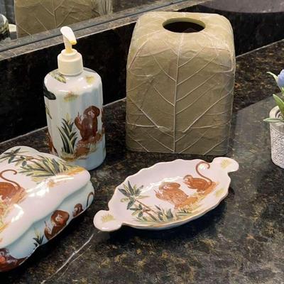 Collection Of Bathroom Sink Accessories