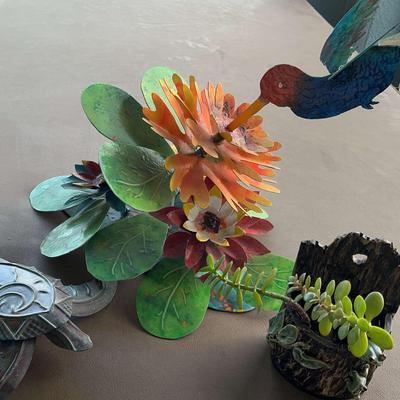 Collection Of Outdoor Tabletop Decor