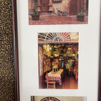 Framed And Signed Vintage Photograph Prints Of Italy