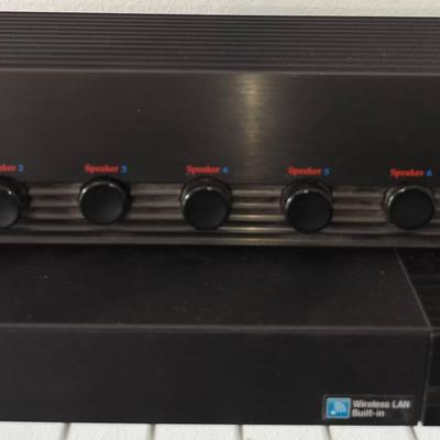Sony Blu-ray Disc/DVD Player And Monster Cable 6 Way Speaker Selector