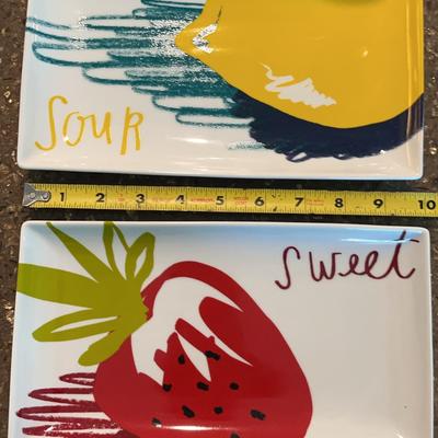 Crate And Barrel Serving Trays
