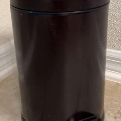 Bathroom Waste Basket and Toilet Brush