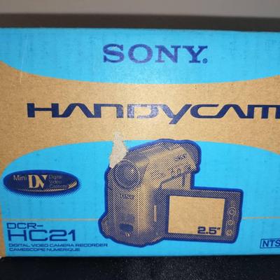 Sony Handycam DCR-HC21 Digital Video Camera Recorder With Chargers And Manual