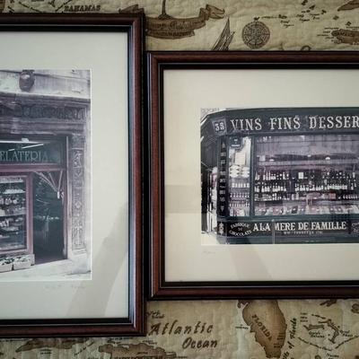 2 Ferris Photographs Vintage Signed Lithographs