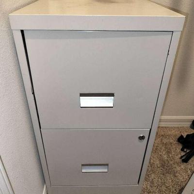 Two Drawer Metallic Filling Cabniet