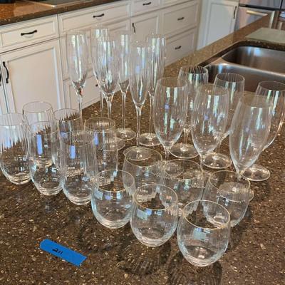 Set Of Mikasa Beverage Glasses