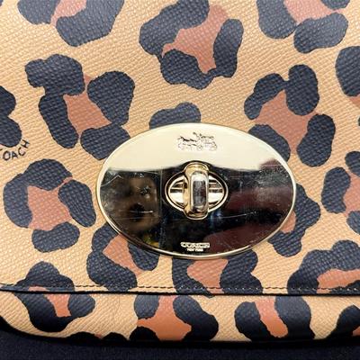 Coach Leopard Print Crossbody Purse