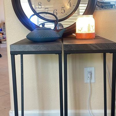 Clock, Teapot, Wax Warmer 