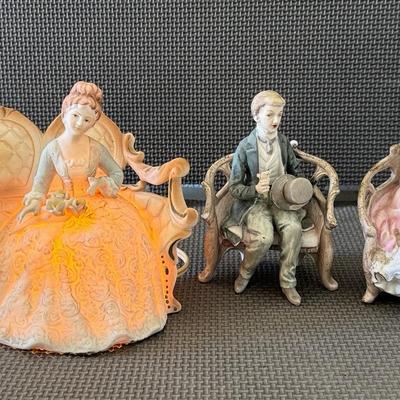Lenwile Ardalt Night Light & Left on Courting Figures 
