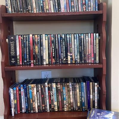 DVDs & Book Case 