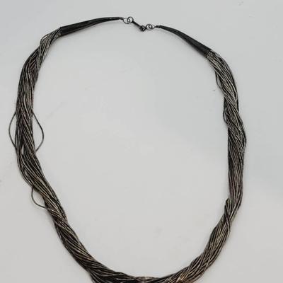 Sterling Southwest Liquid Silver Necklace 