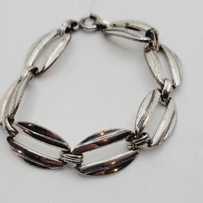 Danecraft Sterling Large Link Bracelet 7" 925
