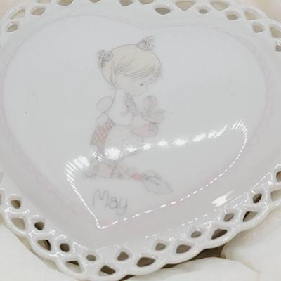 Ensconced Precious Moments May Birthday Jewelry Trinket Box