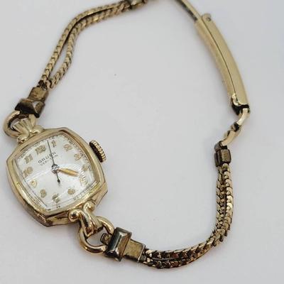 10k Gf Working Vintage Ladies Gruen Watch