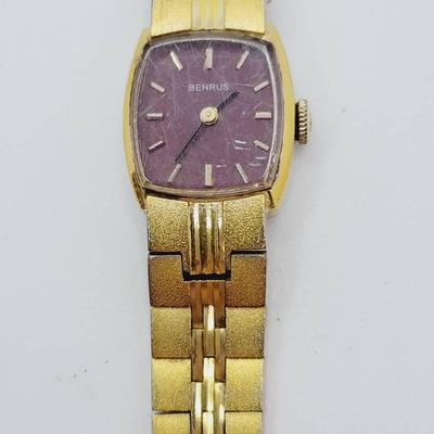 Gold Tone Vintage Working Benrus Watch