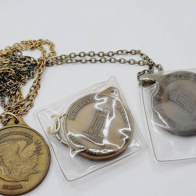 Merchant and Farmers Bank Martinsburg WV Set of 3 Coins