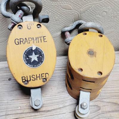 Boston Lockport Corp 6" Graphite Bushed Pulleys Set