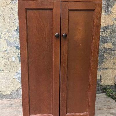 Wall Media Storage Cabinet for CDs and DVDs 40"  - Missing Pins for Shelves 