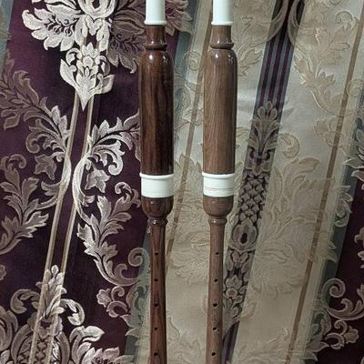 Two Bagpipe Practice Pipes 