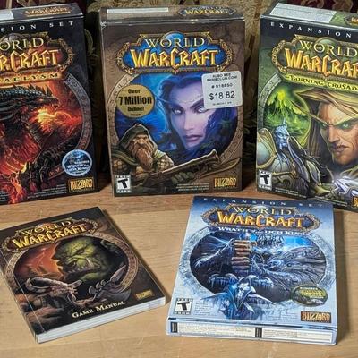 World of Warcraft MMORPG Blizzard Discs for PC - Lich King, Cataclysm, Burning Crusade, Vanilla WoW 