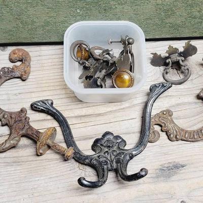 Wall and Furniture Hardware Lot #1 Vintage