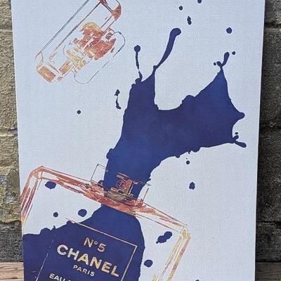 Chanel No. 5 Art Print On Canvas 