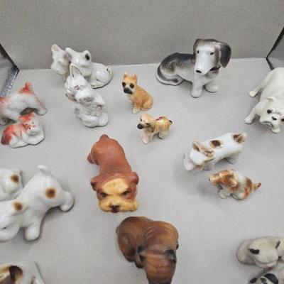 Tiny Dogs Lot All Under 2 Inches High Large Collection