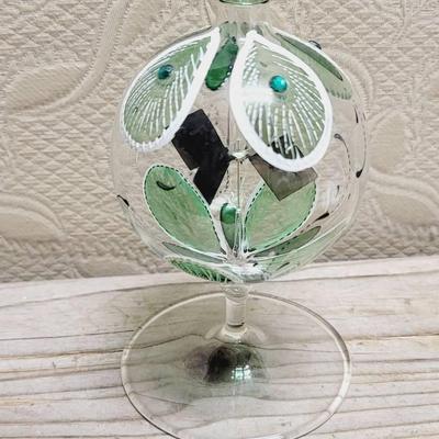Hand Painted Table Top Glass Radiometer