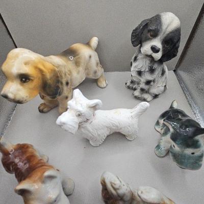 Small Dog Figurines Ceramic Resin & Chalkware Most Vintage