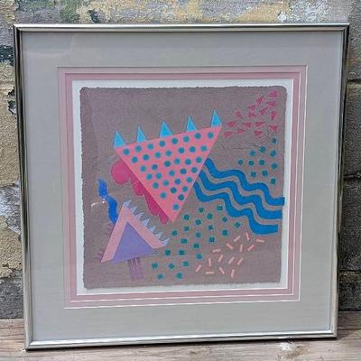 Rick Tunkel Postmodern Collage Art Circa 1980s 