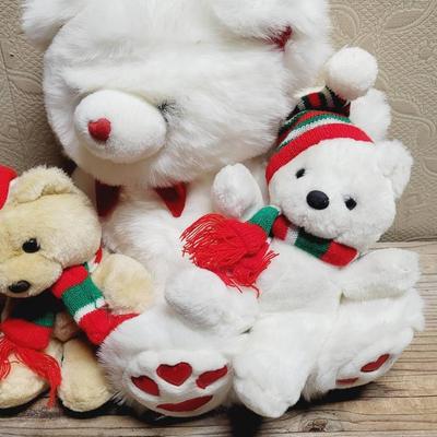 Cuddle Wit and Others 3pc Vintage Bears Lot