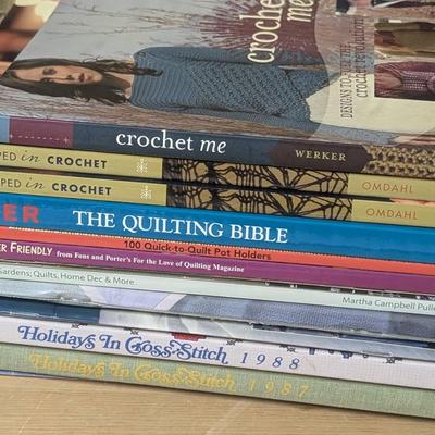 Craft Books - Quilting, Crochet, Cross Stitch and Fiber Arts 