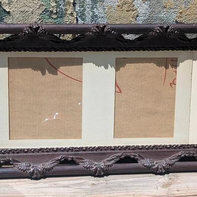 Brown Wooden Frame Antique 29x16 