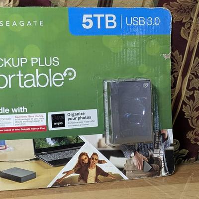 Seagate 5Tb Portable Backup Drive  -  NEW